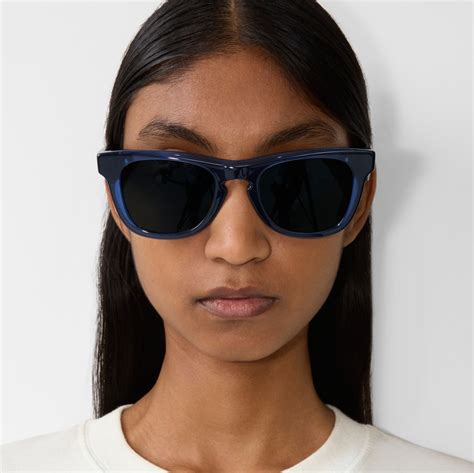 lunettes soleil burberry|Arch Facet Sunglasses in Dark blue .